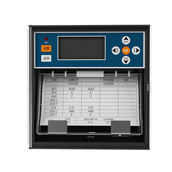 彩乐园R1200 1-12路 液晶智能 打印有纸记录仪 电流/电压/温度/压力