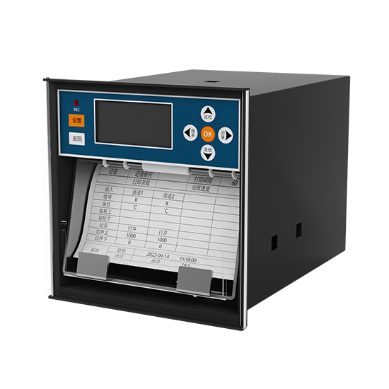 1-36通道无纸记录仪 温度/电流/电彩乐园R1200 1-12路 液晶智能 打印有纸记录仪 电流/电压/温度/压力压记录仪